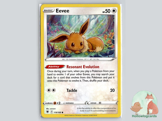 Eevee (119/189) - Astral Radiance Pokémon Card