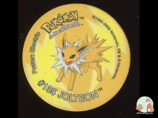 Jolteon #135 2001 Pokémon Tazo - Heavily Played HP