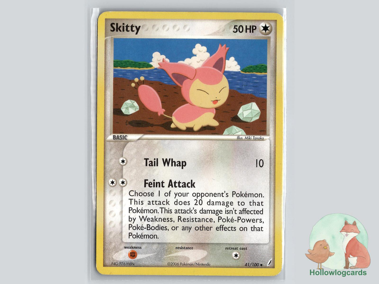 Skitty (41/100) - Crystal Guardians Pokémon Card