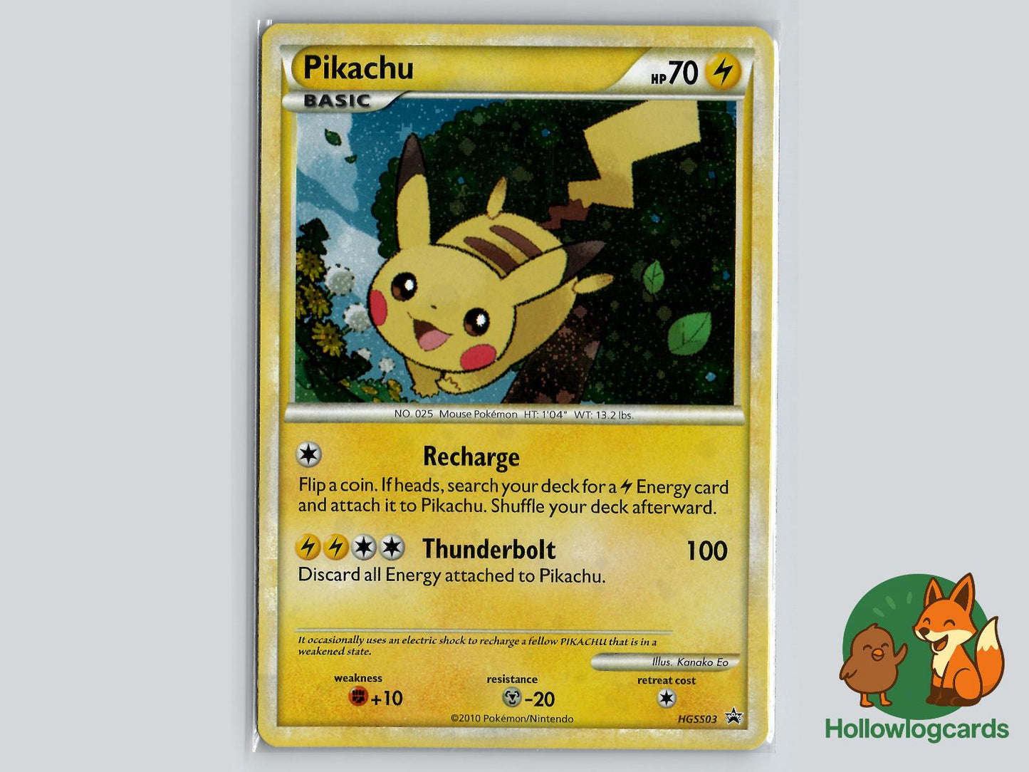 Pikachu (HGSS03) - HGSS Black Star Promos Pokémon Card