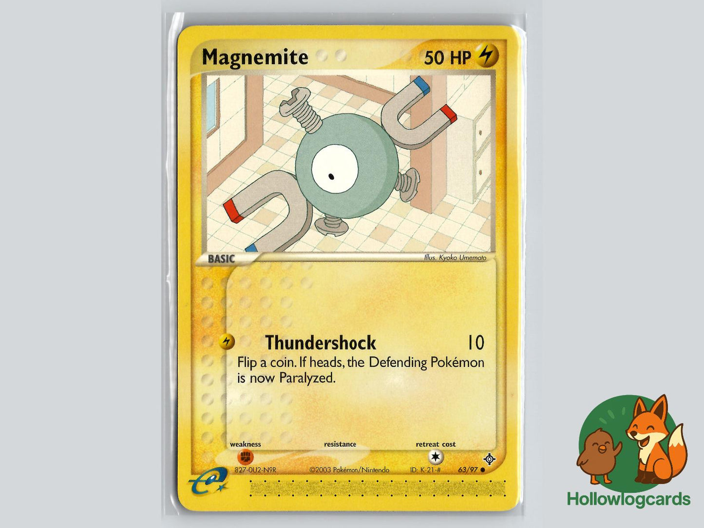 Magnemite (63/97) - Dragon Pokémon Card