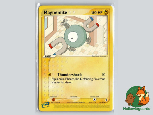 Magnemite (63/97) - Dragon Pokémon Card