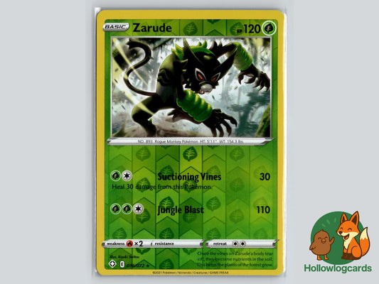 Zarude (016/072) - Shining Fates Pokémon Card