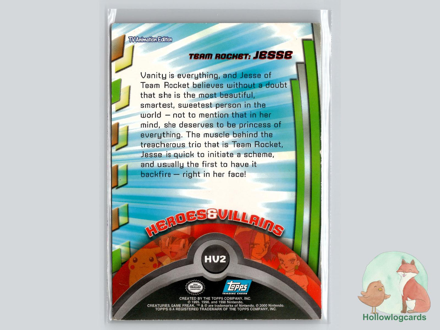 Team Rocket: Jesse (#119) - Topps Trading Cards Series 2 - HV 2 - WOTC