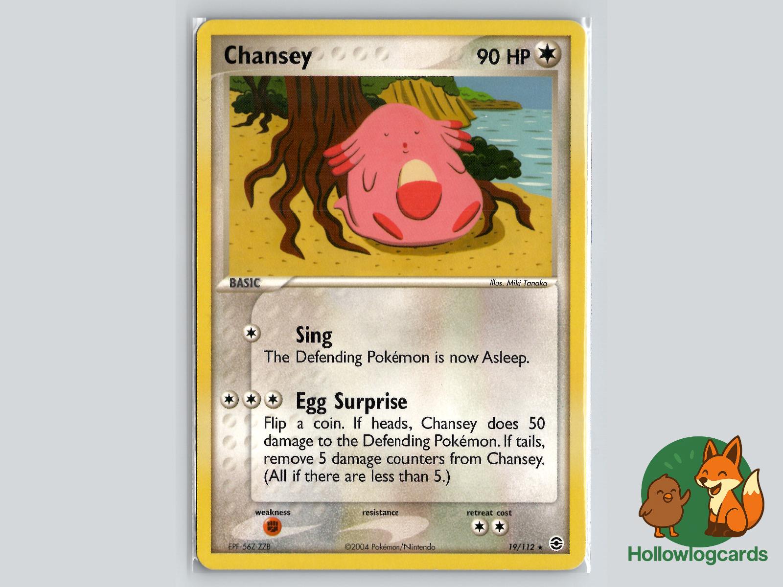 Chansey (19/112) - FireRed & LeafGreen Pokémon Card