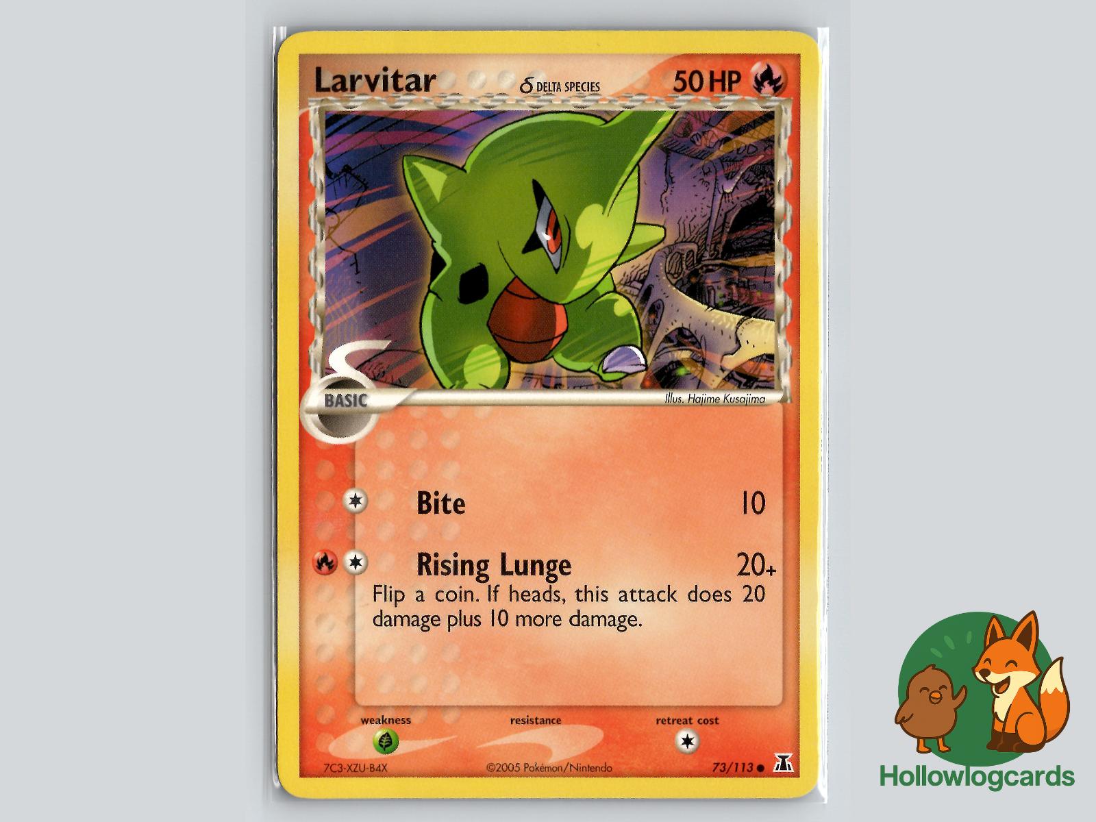 Larvitar (73/113) - Delta Species Pokémon Card