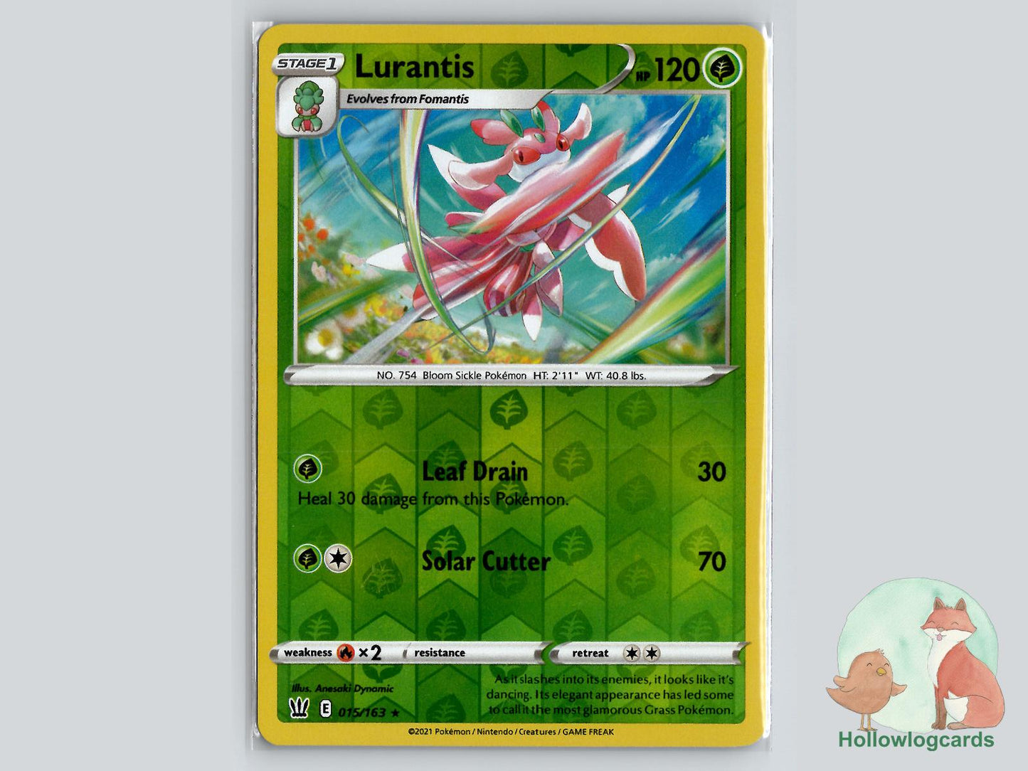 Lurantis (015/163) - Battle Styles Pokémon Card