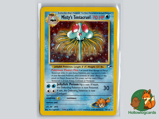 Misty's Tentacruel (10/132) - Gym Heroes Pokémon Card