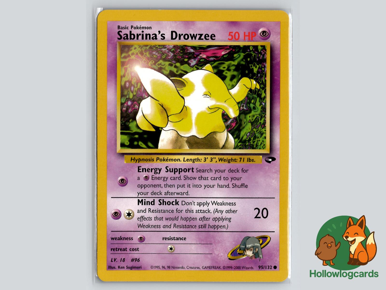 Sabrina's Drowzee (95/132) - Gym Challenge Pokémon Card