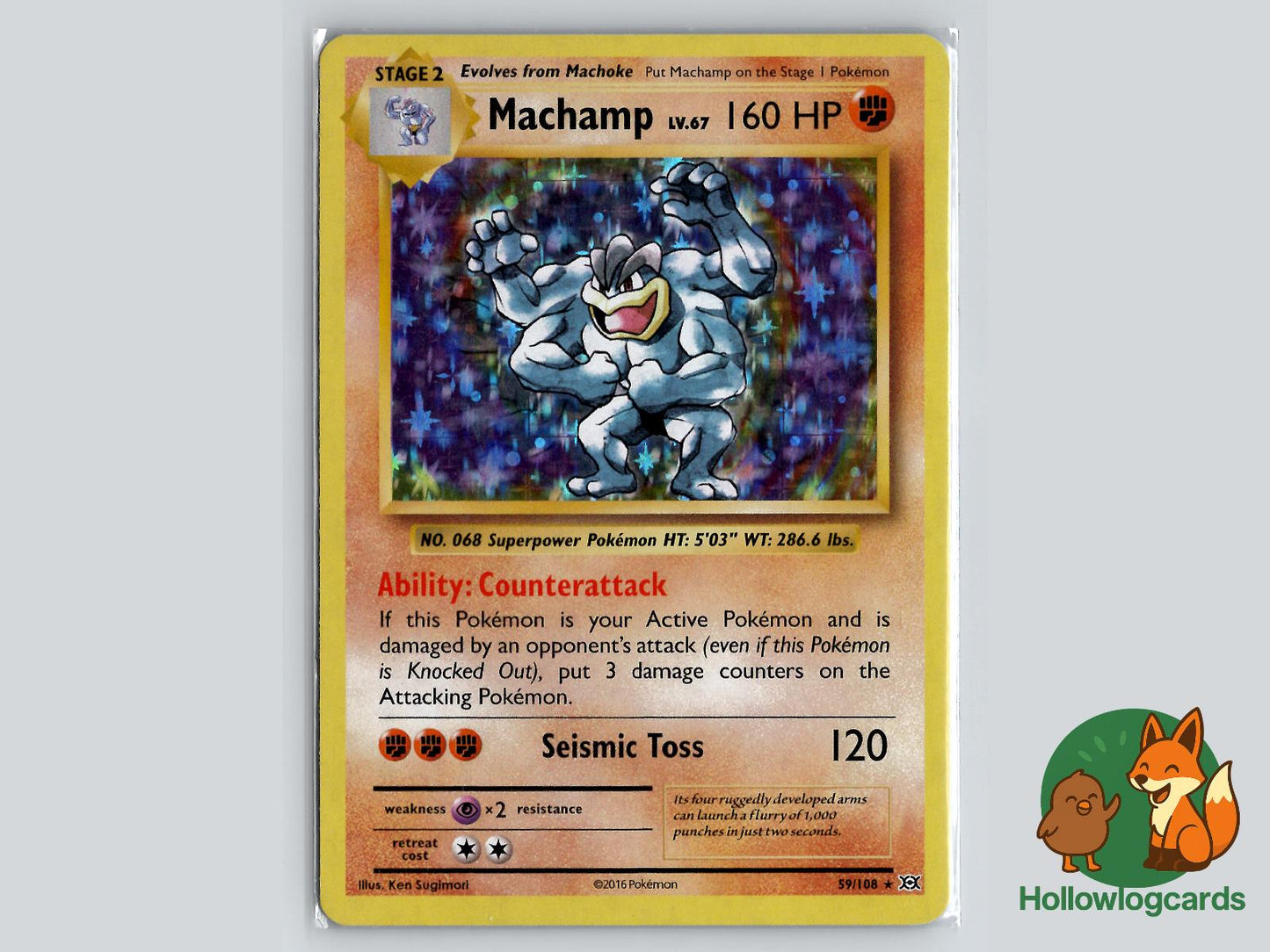 Machamp (59/108) - Evolutions Pokémon Card