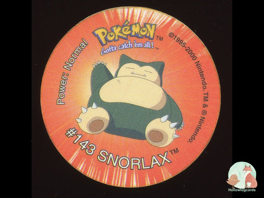 Snorlax #143 2001 Pokémon Tazo - Heavily Played HP