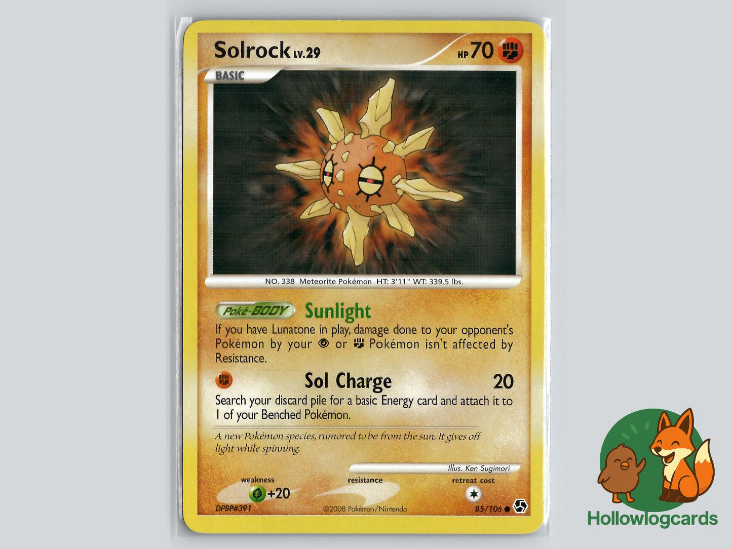 Solrock (85/106) - Great Encounters Pokémon Card