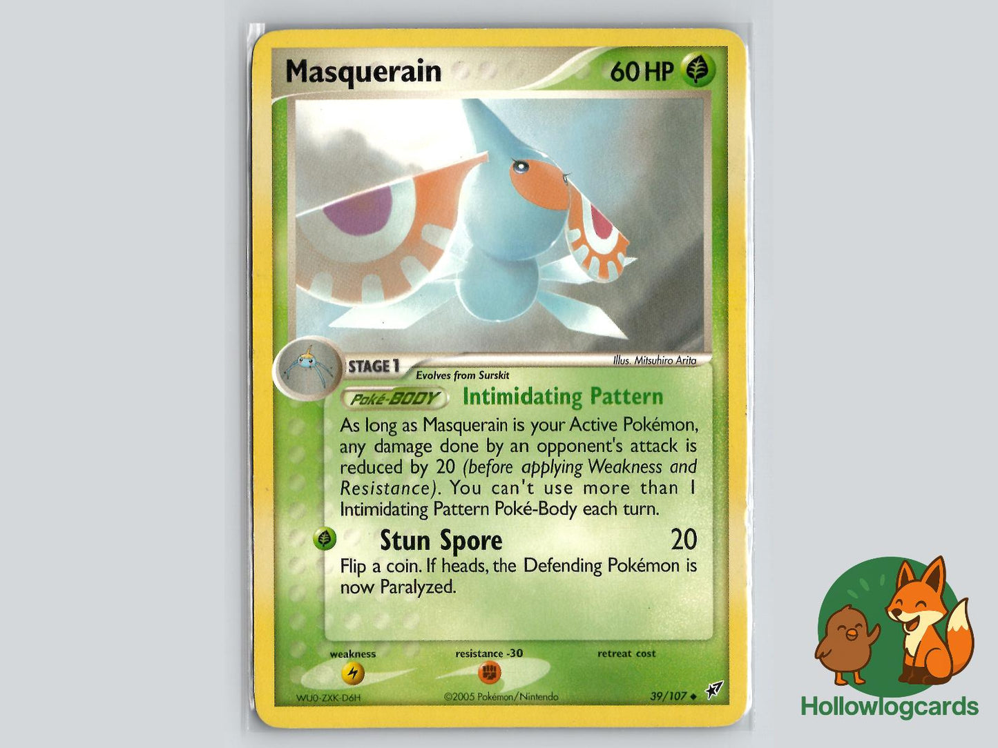Masquerain (39/107) - Deoxys Pokémon Card