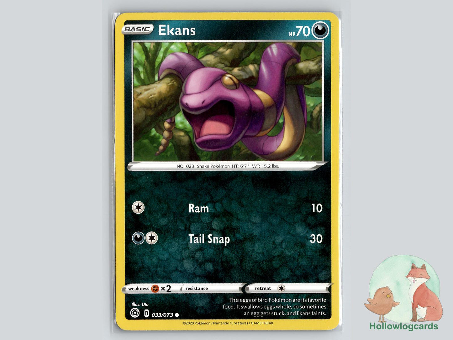 Ekans (033/073) - Champion's Path Pokémon Card