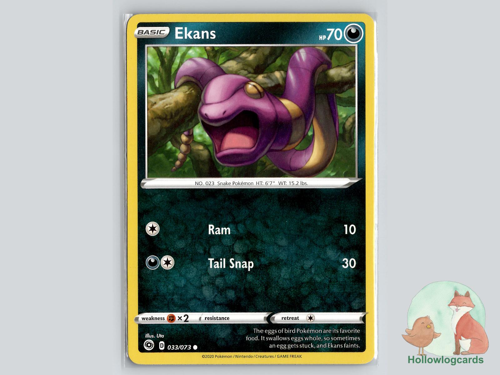 Ekans (033/073) - Champion's Path Pokémon Card