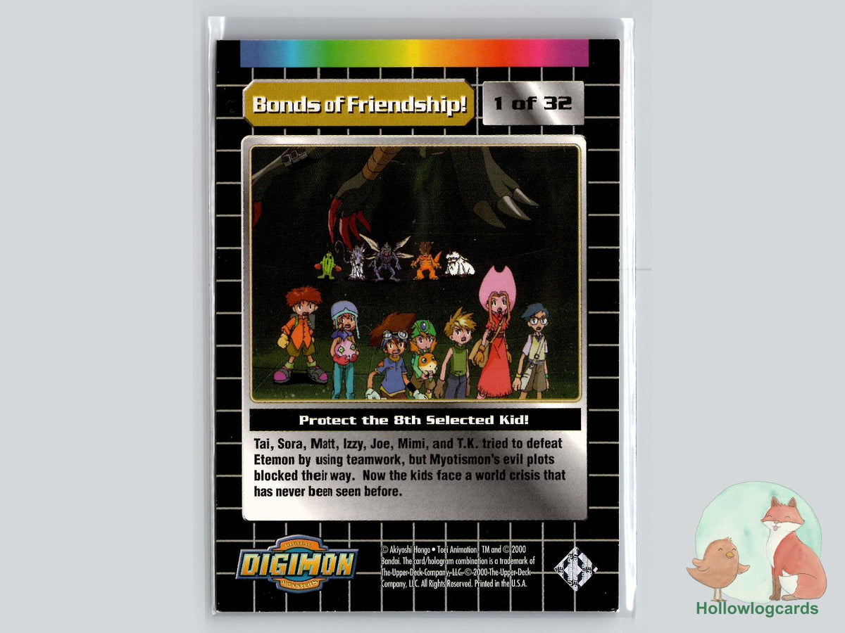 Bonds of Friendship! (1/32) - 2000 Upper Deck Digimon Series 2