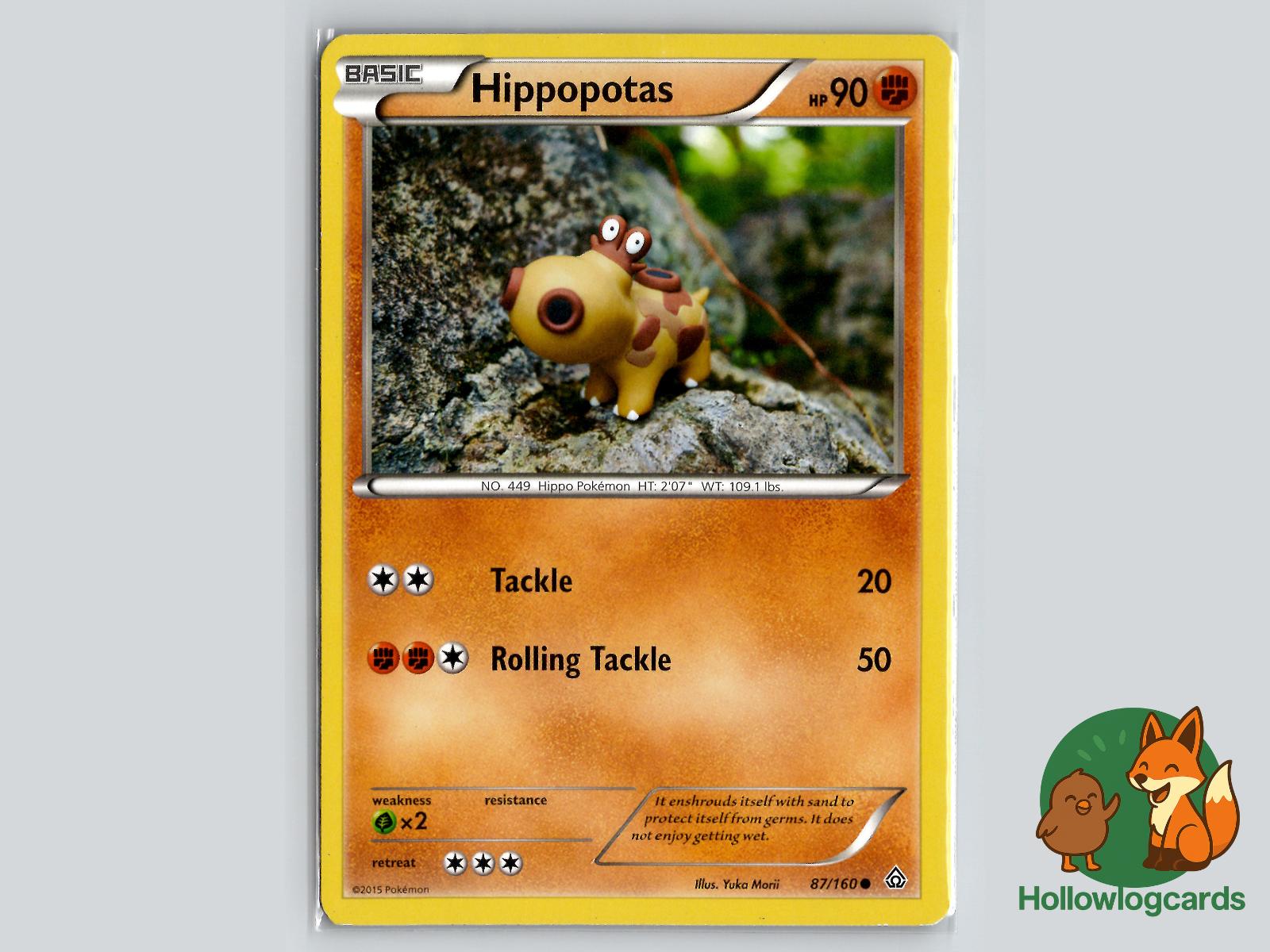 Hippopotas (87/160) - Primal Clash Pokémon Card