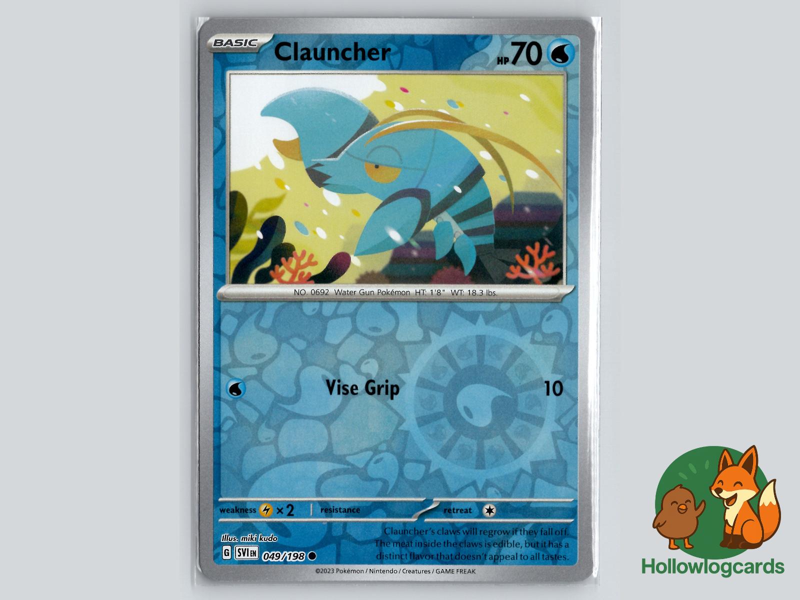 Clauncher (049/198) - Scarlet & Violet Pokémon Card