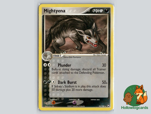 Mightyena (18/108) - Power Keepers Pokémon Card