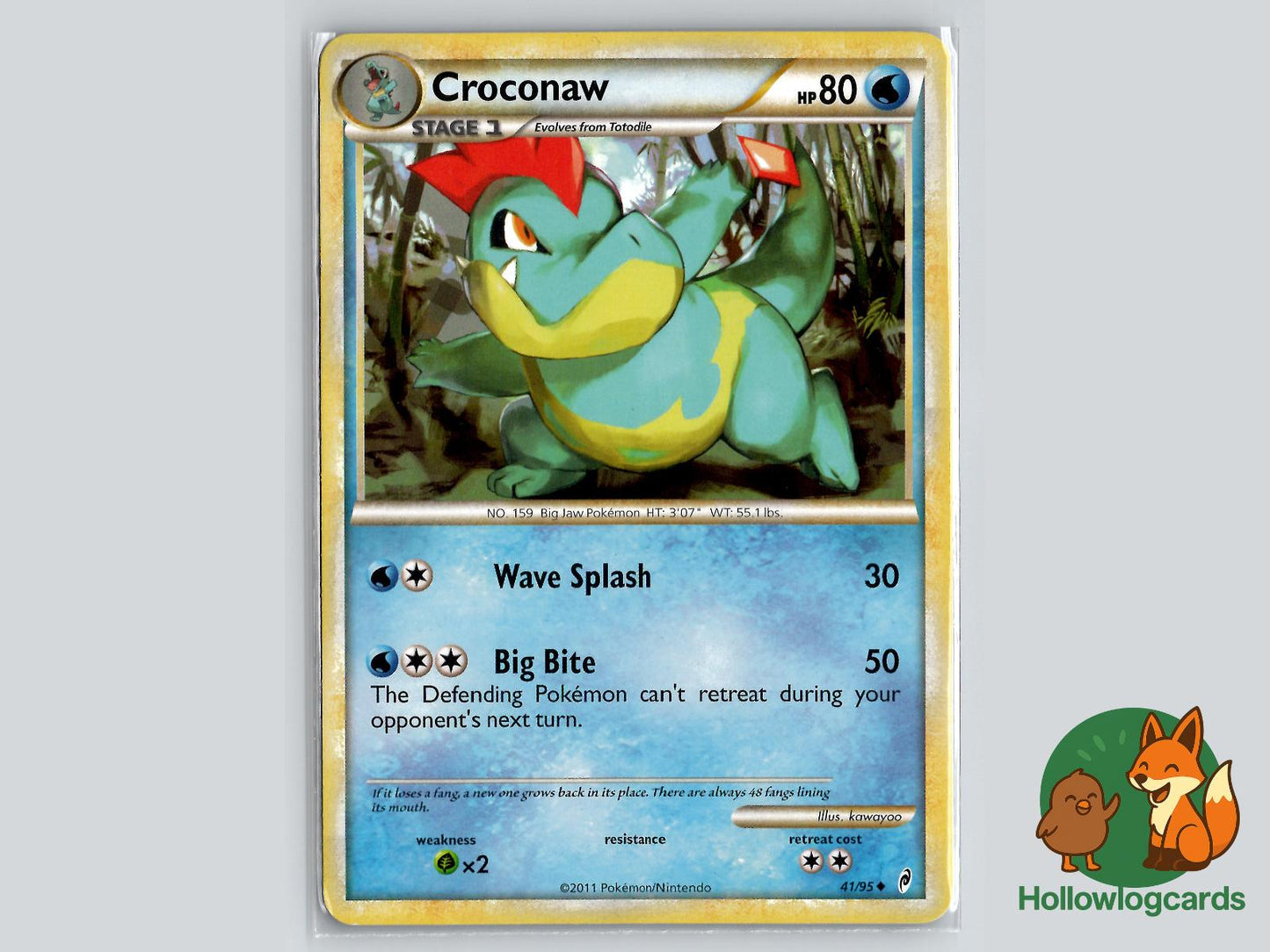Croconaw (41/95) - Call of Legends Pokémon Card