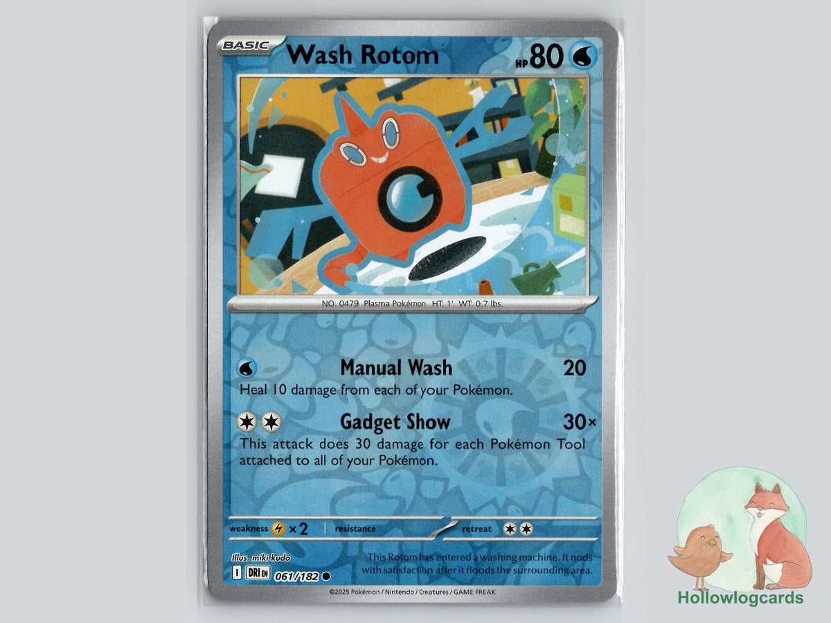 Wash Rotom (061/182) - Destined Rivals Pokémon Card