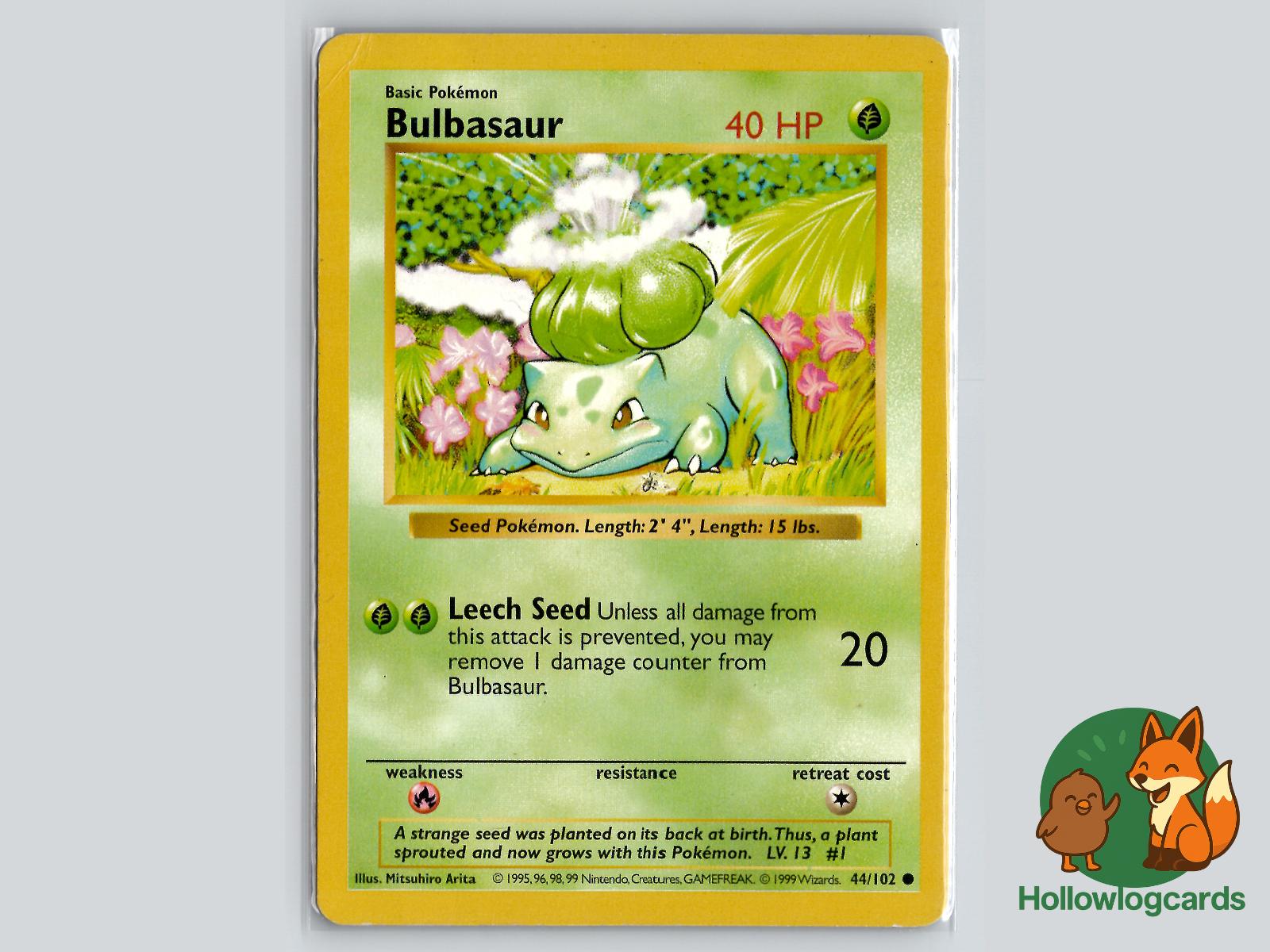 Bulbasaur (44/102) - Base Pokémon Card