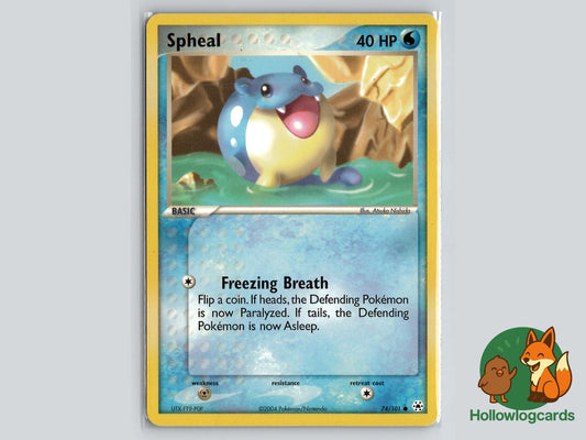 Spheal (74/101) - Hidden Legends Pokémon Card