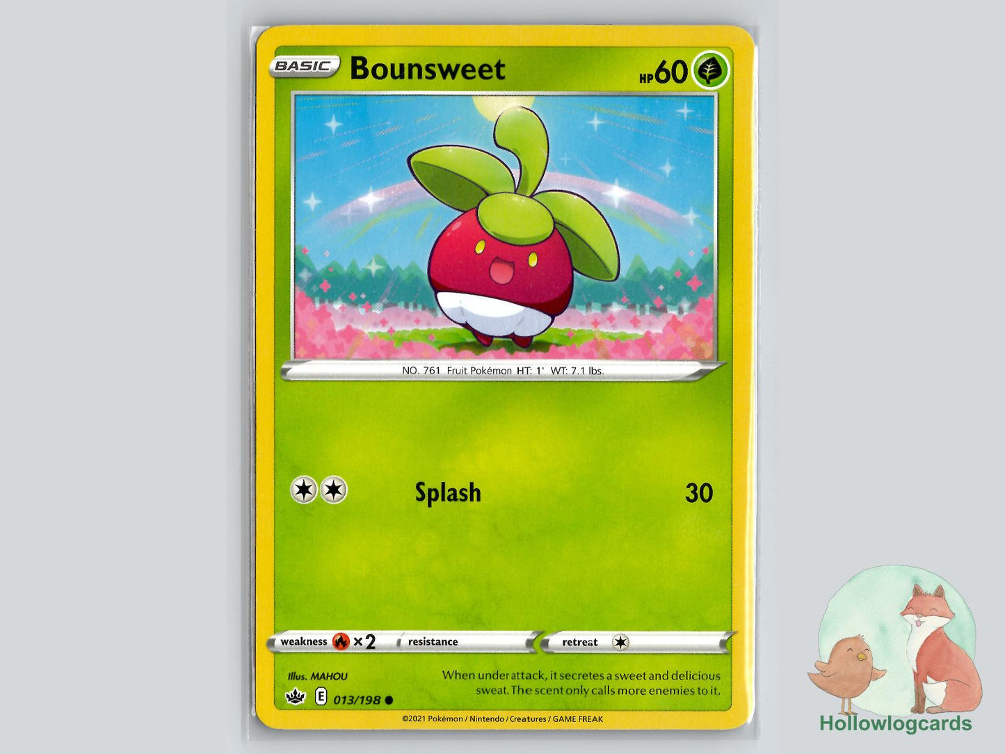 Bounsweet (013/198) - Chilling Reign Pokémon Card