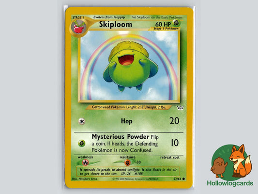 Skiploom (52/64) - Neo Revelation Pokémon Card