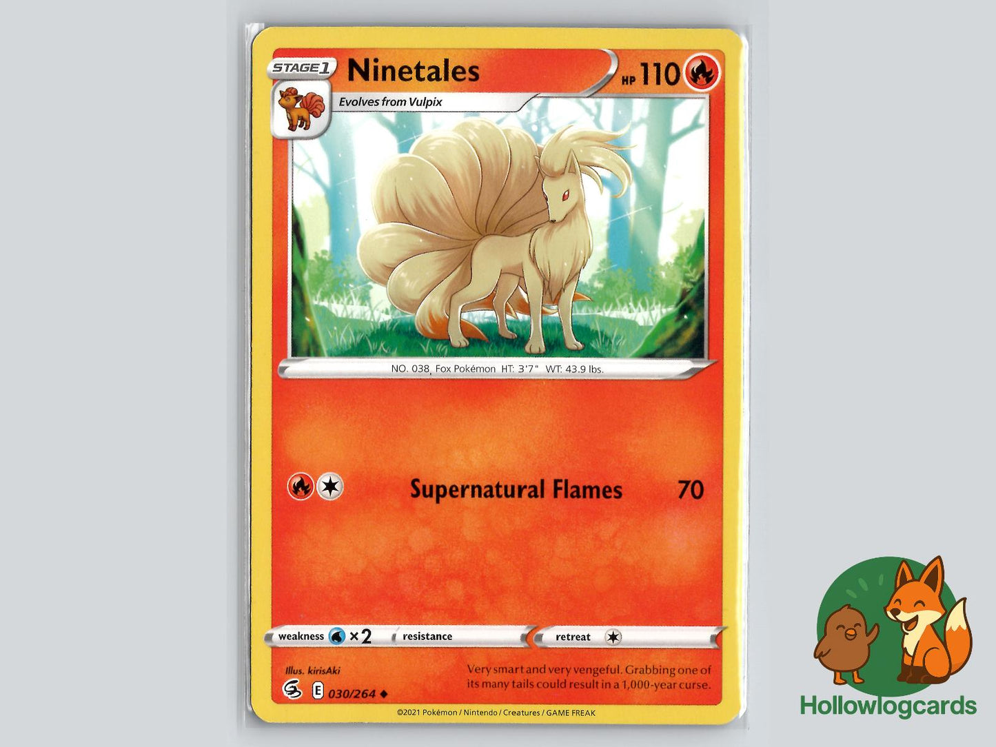 Ninetales (030/264) - Fusion Strike Pokémon Card