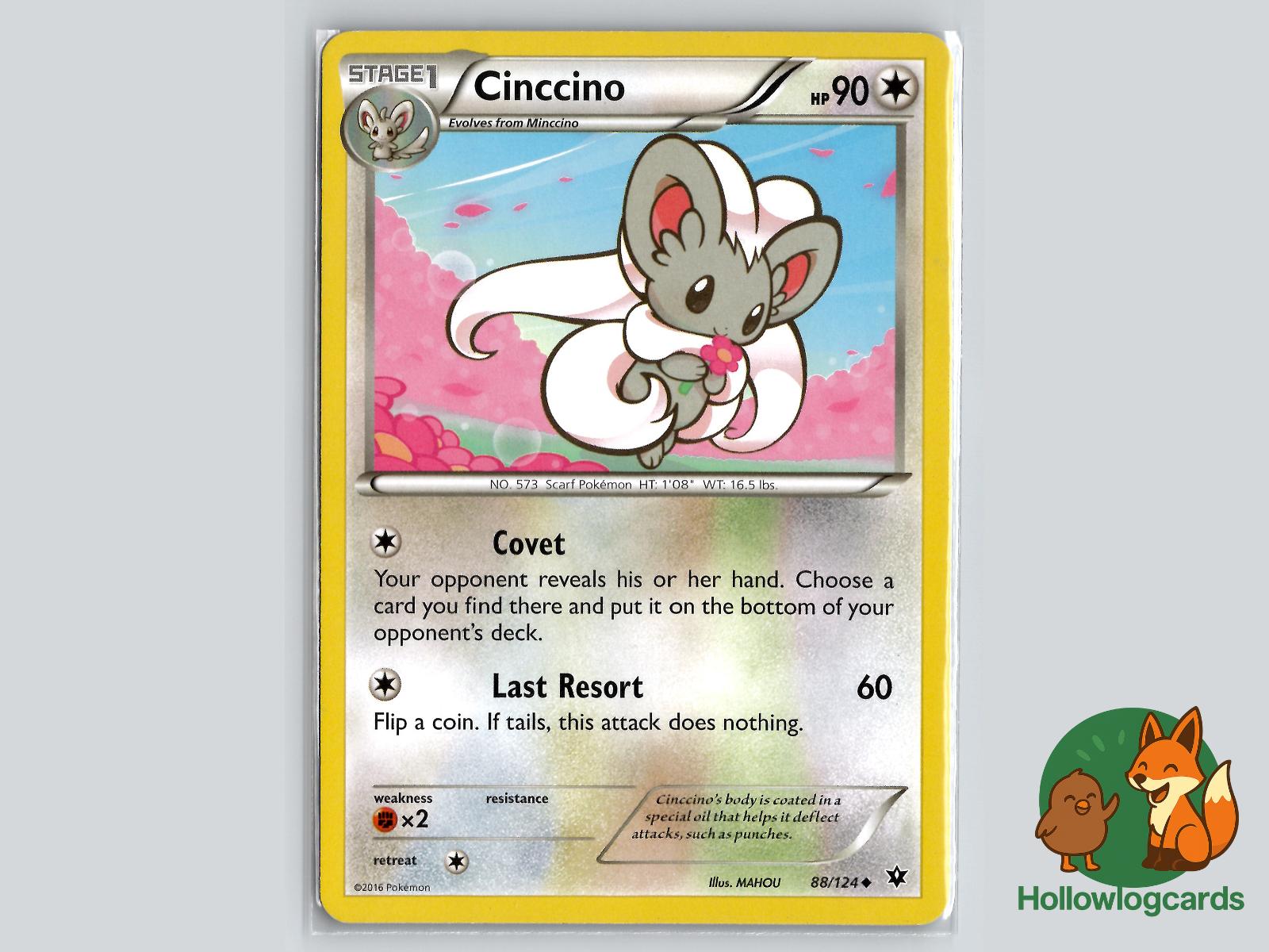 Cinccino (88/124) - Fates Collide Pokémon Card