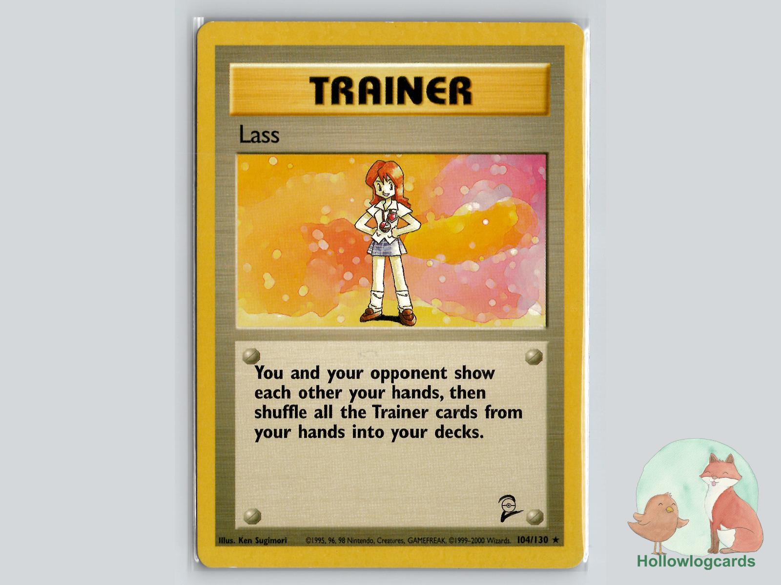 Lass (104/130) - Base Set 2 Pokémon Card