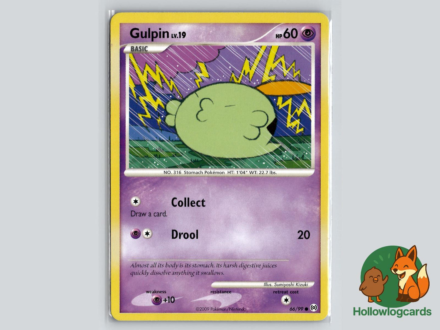 Gulpin (66/99) - Arceus Pokémon Card