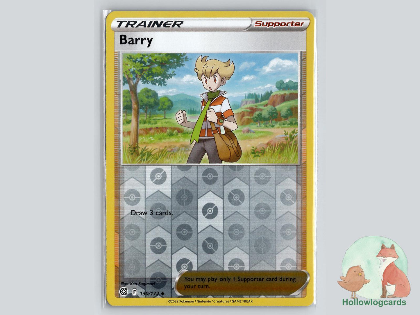 Barry (130/172) - Brilliant Stars Pokémon Card