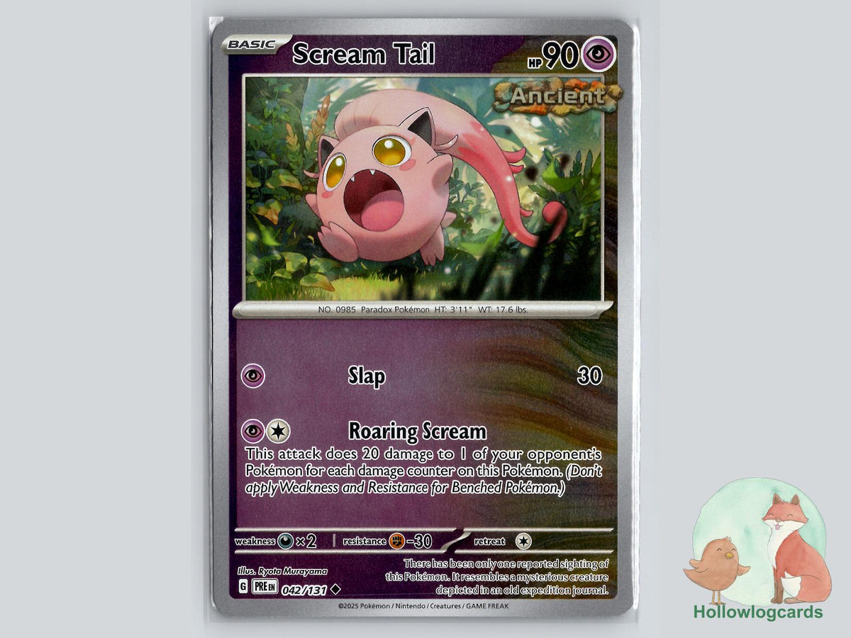 Scream Tail (042/131) - Prismatic Evolutions Pokémon Card