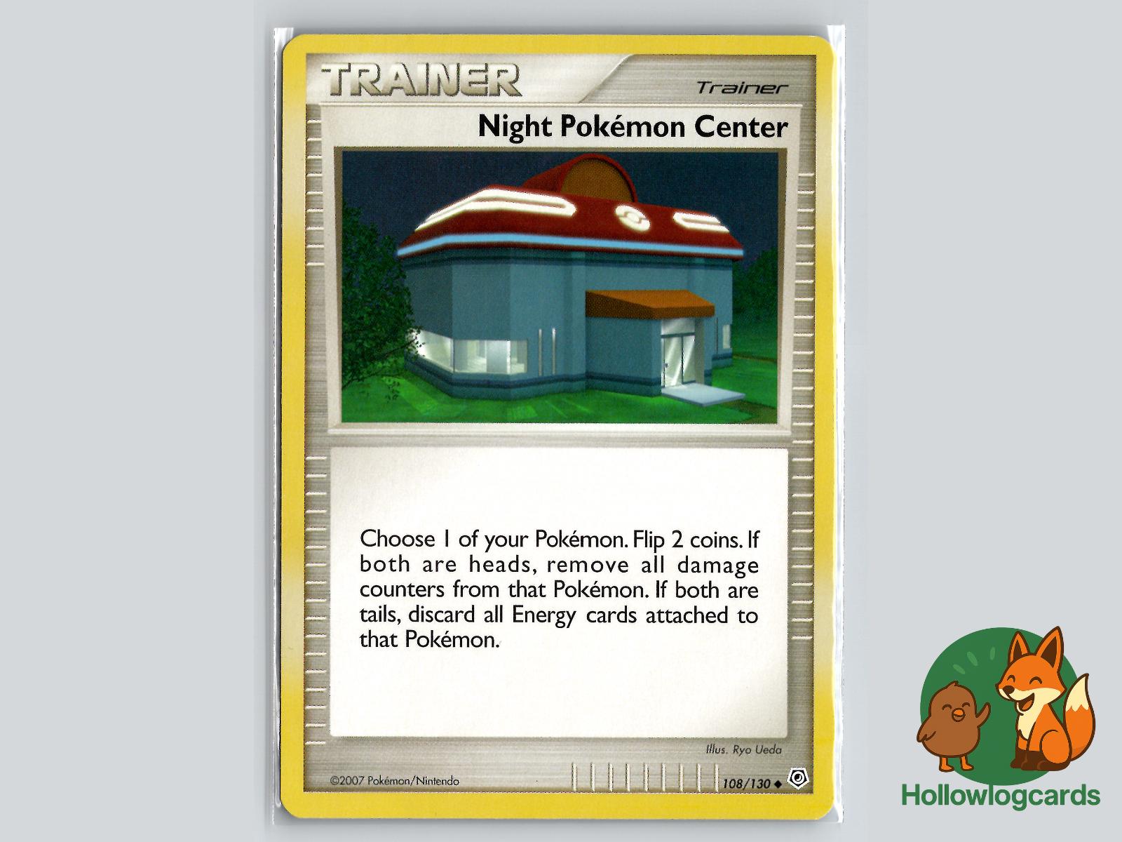 Night Pokemon Center (108/130) - Diamond & Pearl Pokémon Card