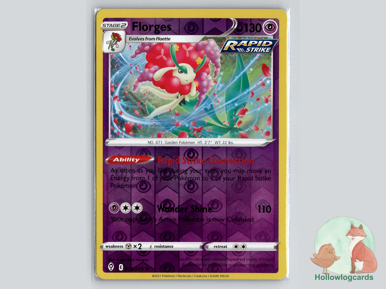 Florges (073/203) - Evolving Skies Pokémon Card