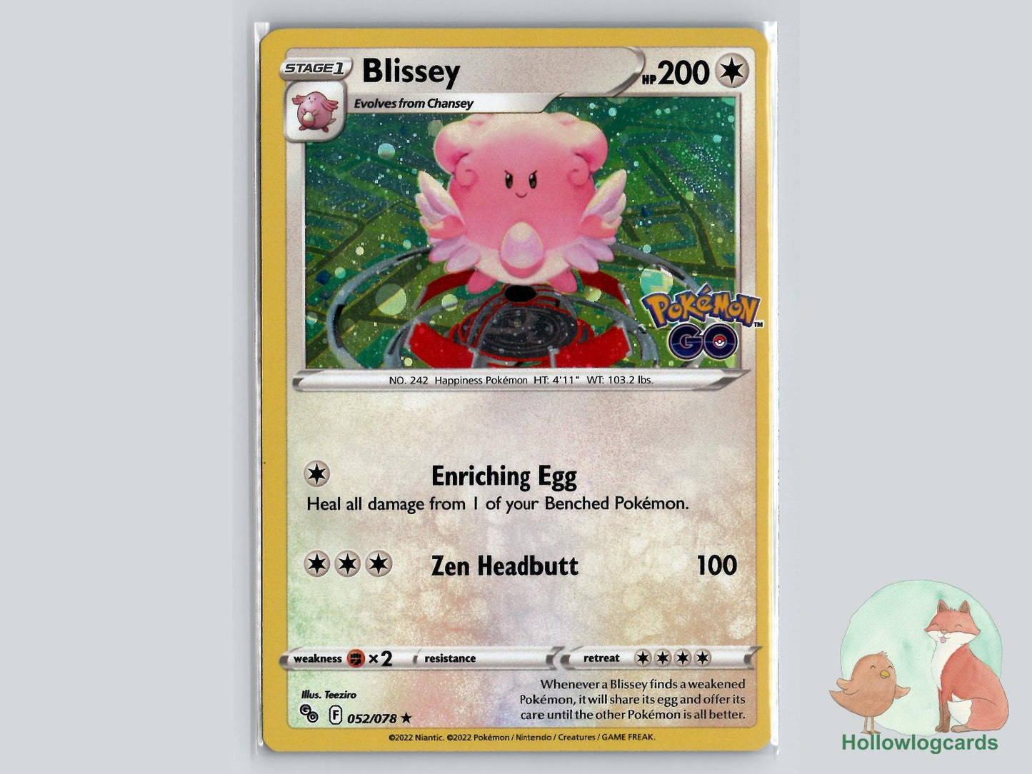 Blissey (052/078) Pokémon Card
