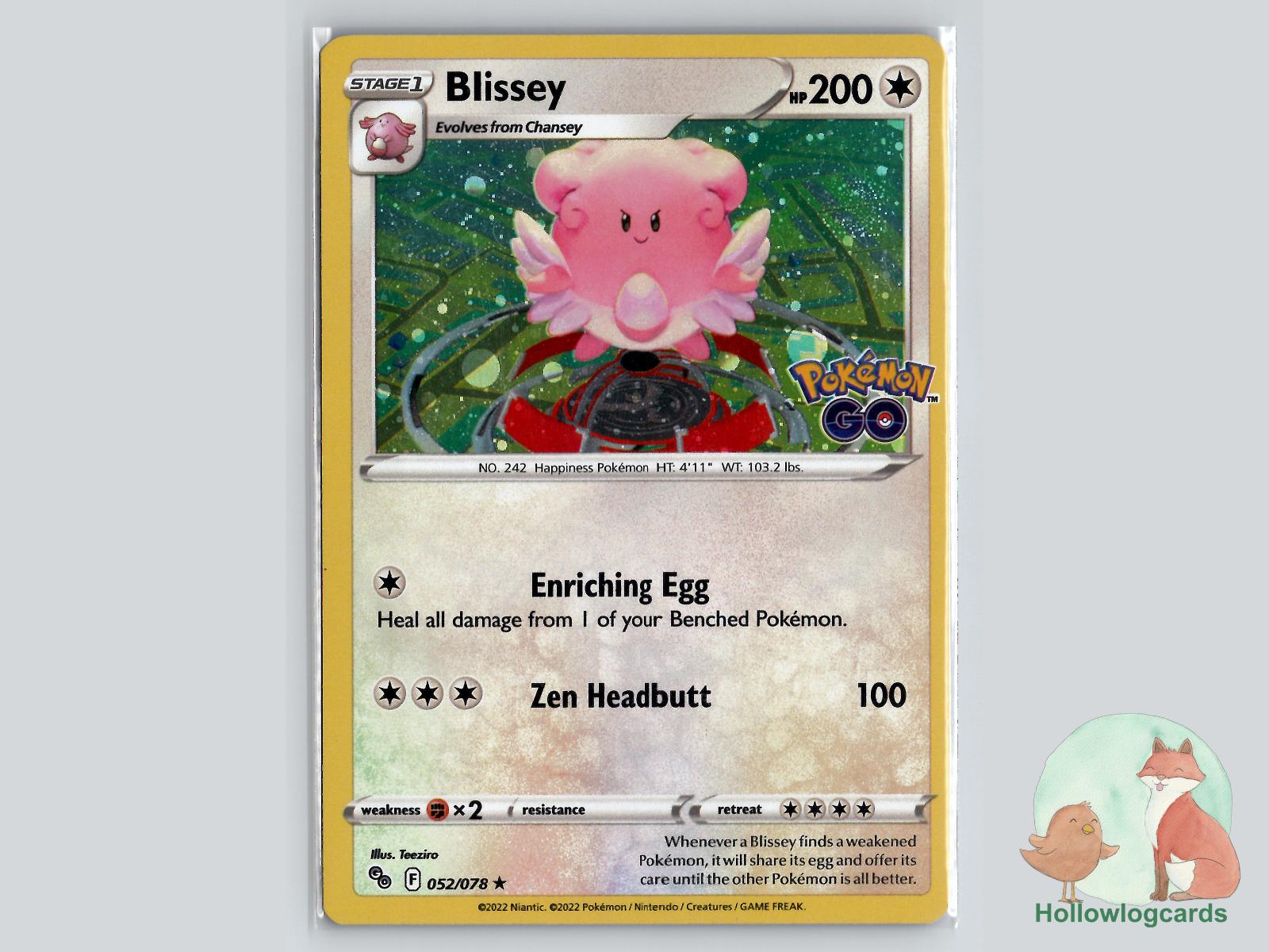 Blissey (052/078) Pokémon Card