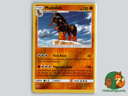 Mudsdale (78/147) - Burning Shadows Pokémon Card