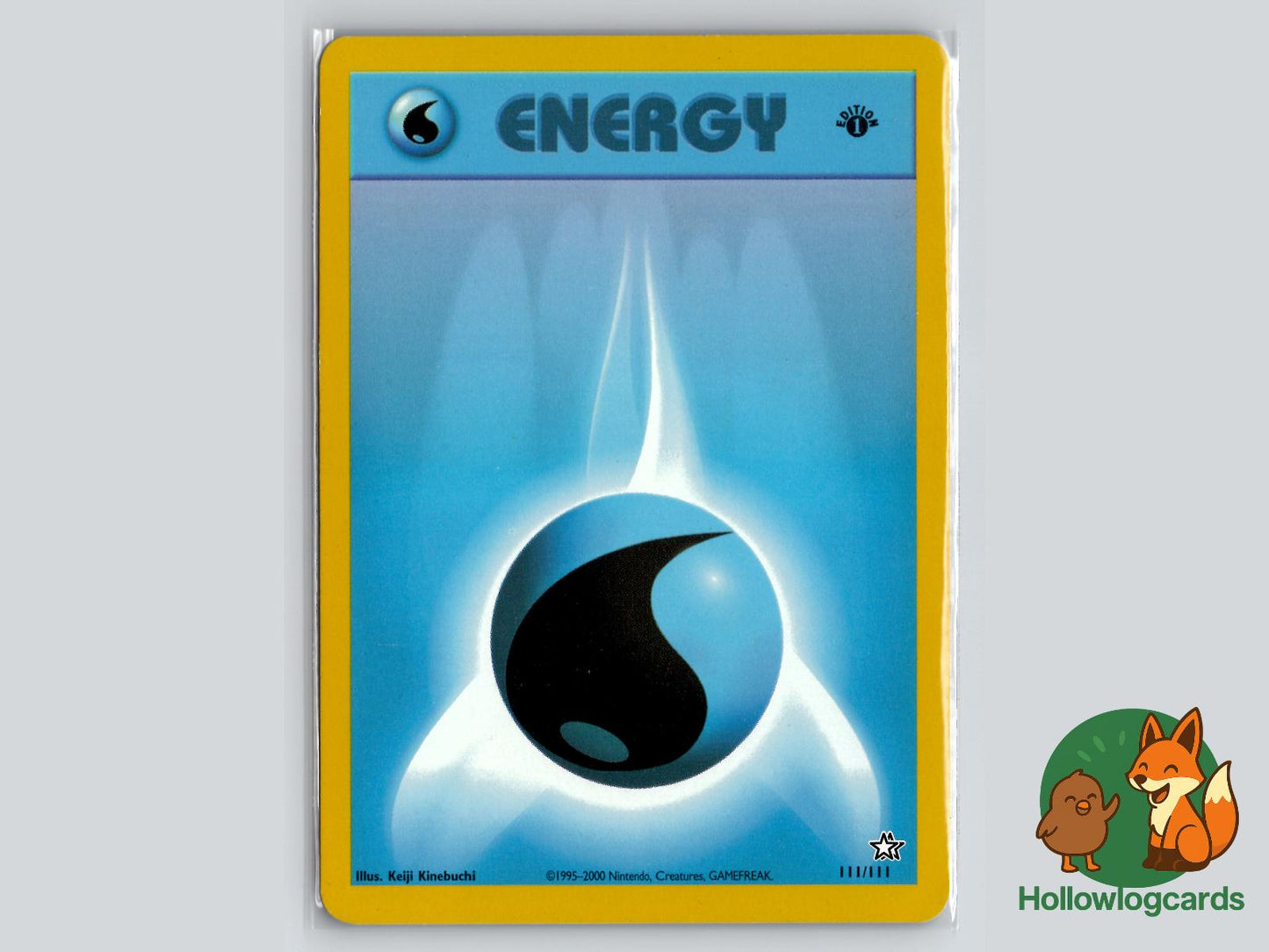 1st Edition Water Energy (111/111) - Neo Genesis Pokémon Card