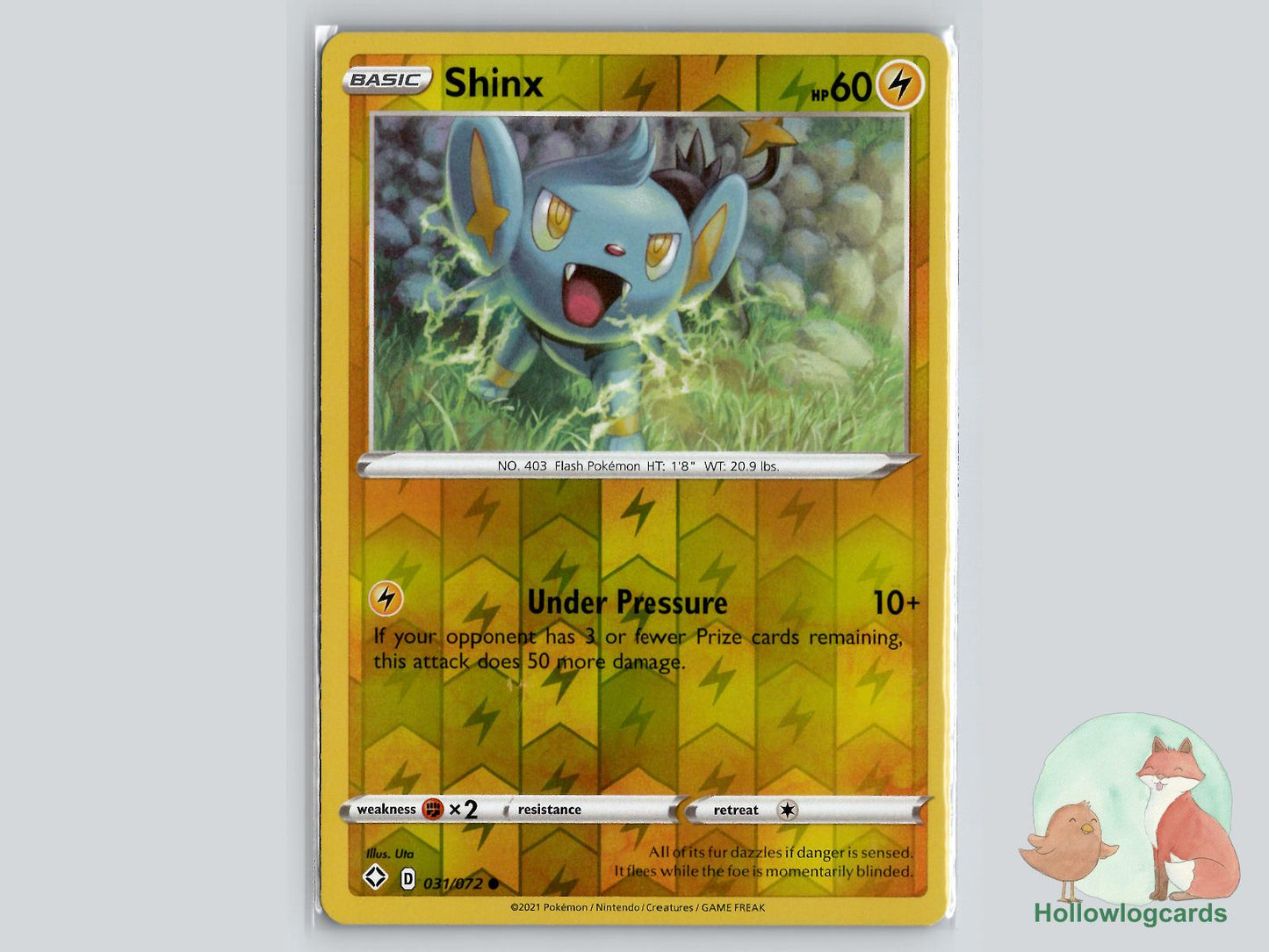 Shinx (031/072) - Shining Fates Pokémon Card