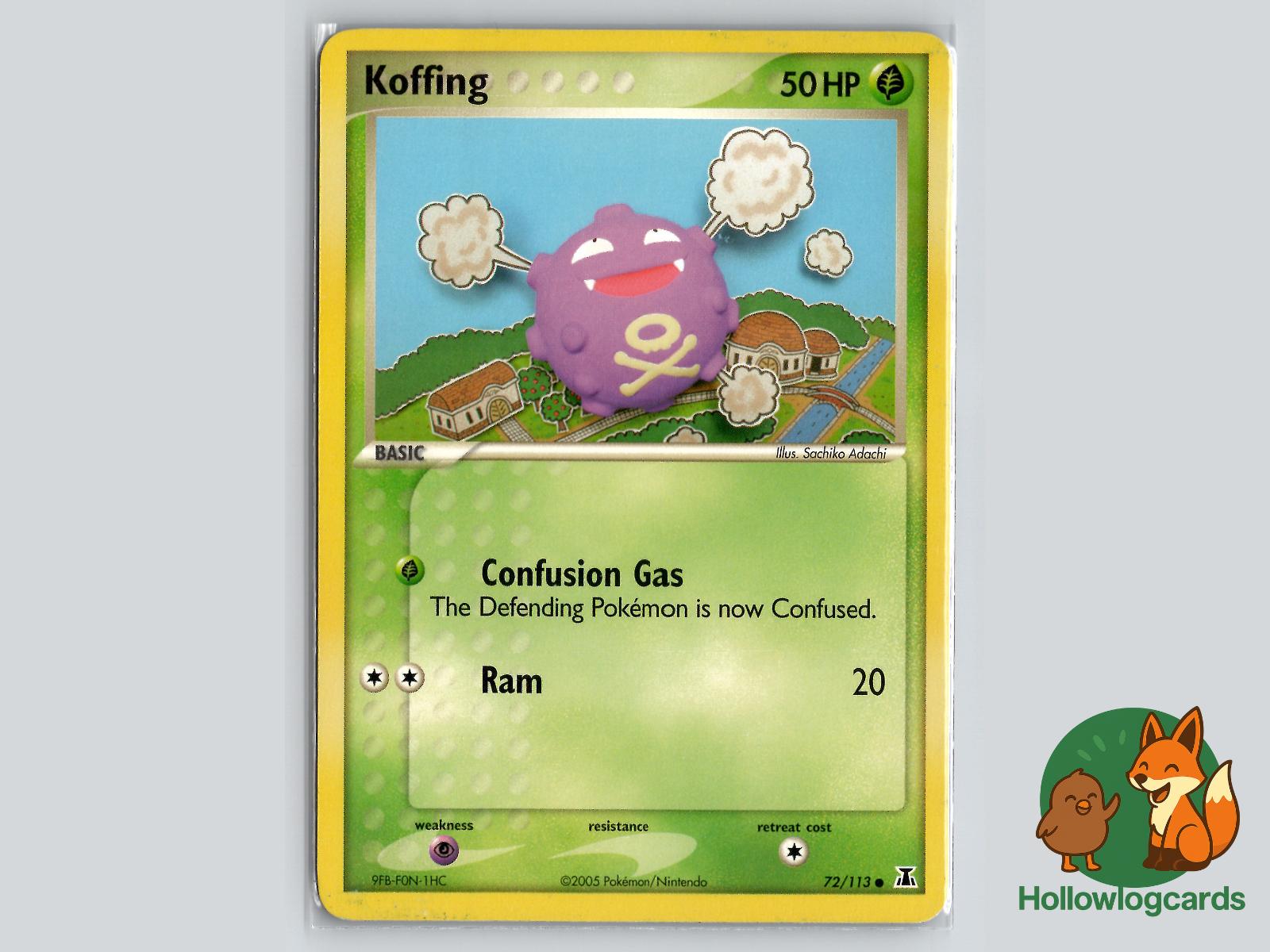 Koffing (72/113) - Delta Species Pokémon Card