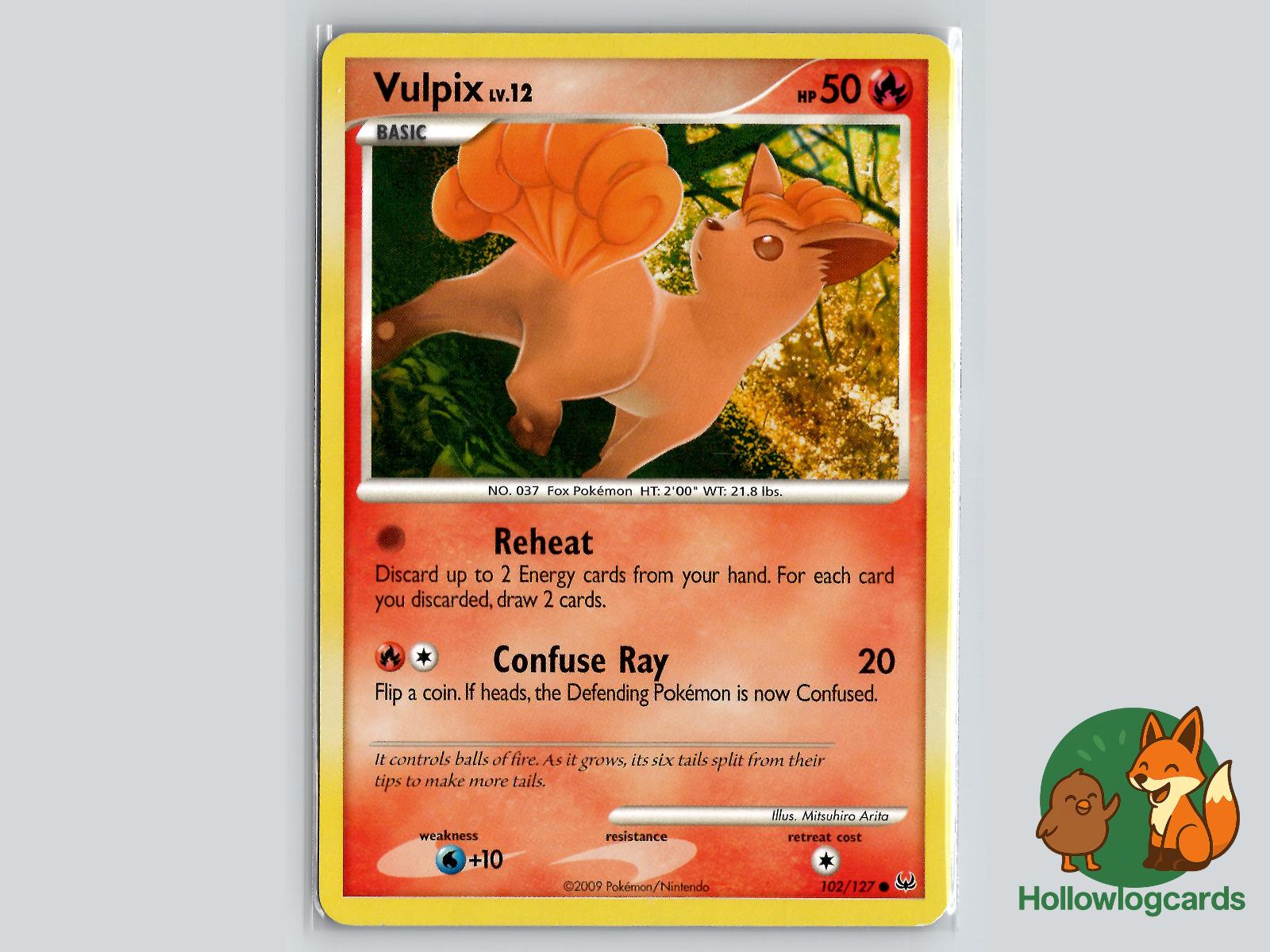 Vulpix (102/127) - Platinum Pokémon Card