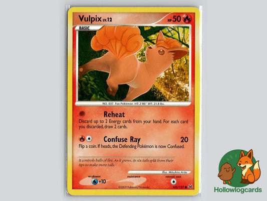 Vulpix (102/127) - Platinum Pokémon Card