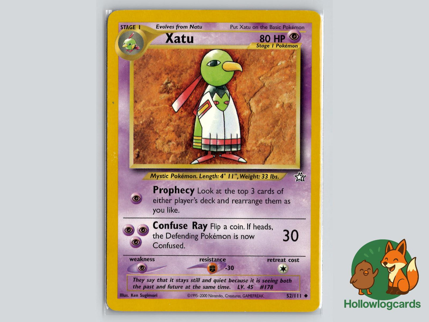Xatu (52/111) - Neo Genesis Pokémon Card