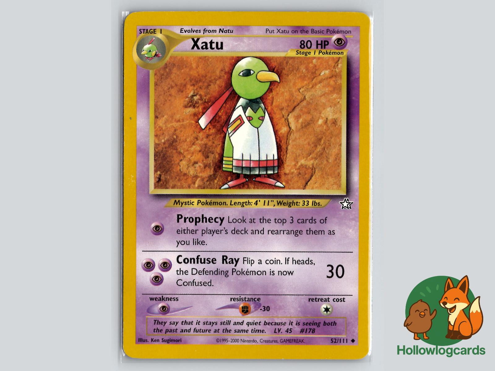 Xatu (52/111) - Neo Genesis Pokémon Card