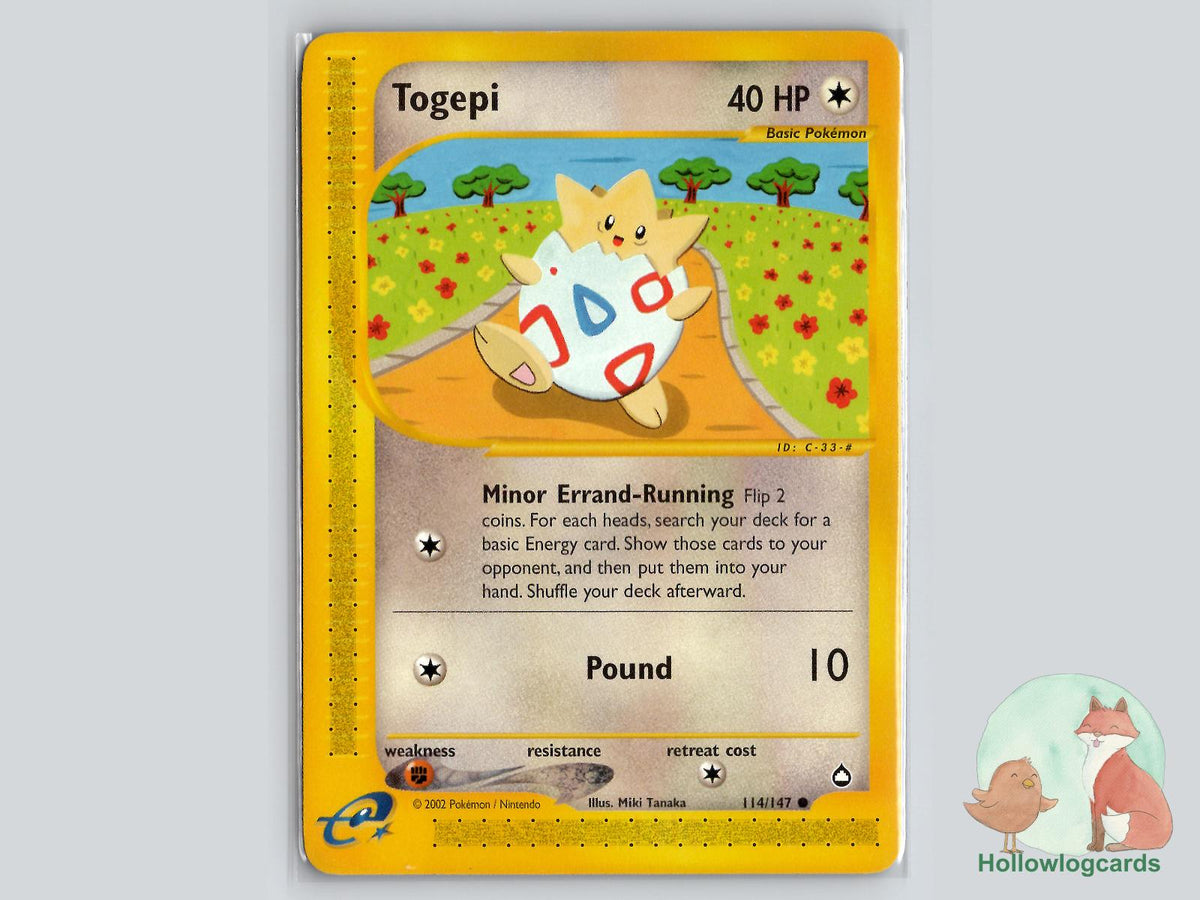 Togepi (114/147) - Aquapolis Pokémon Card