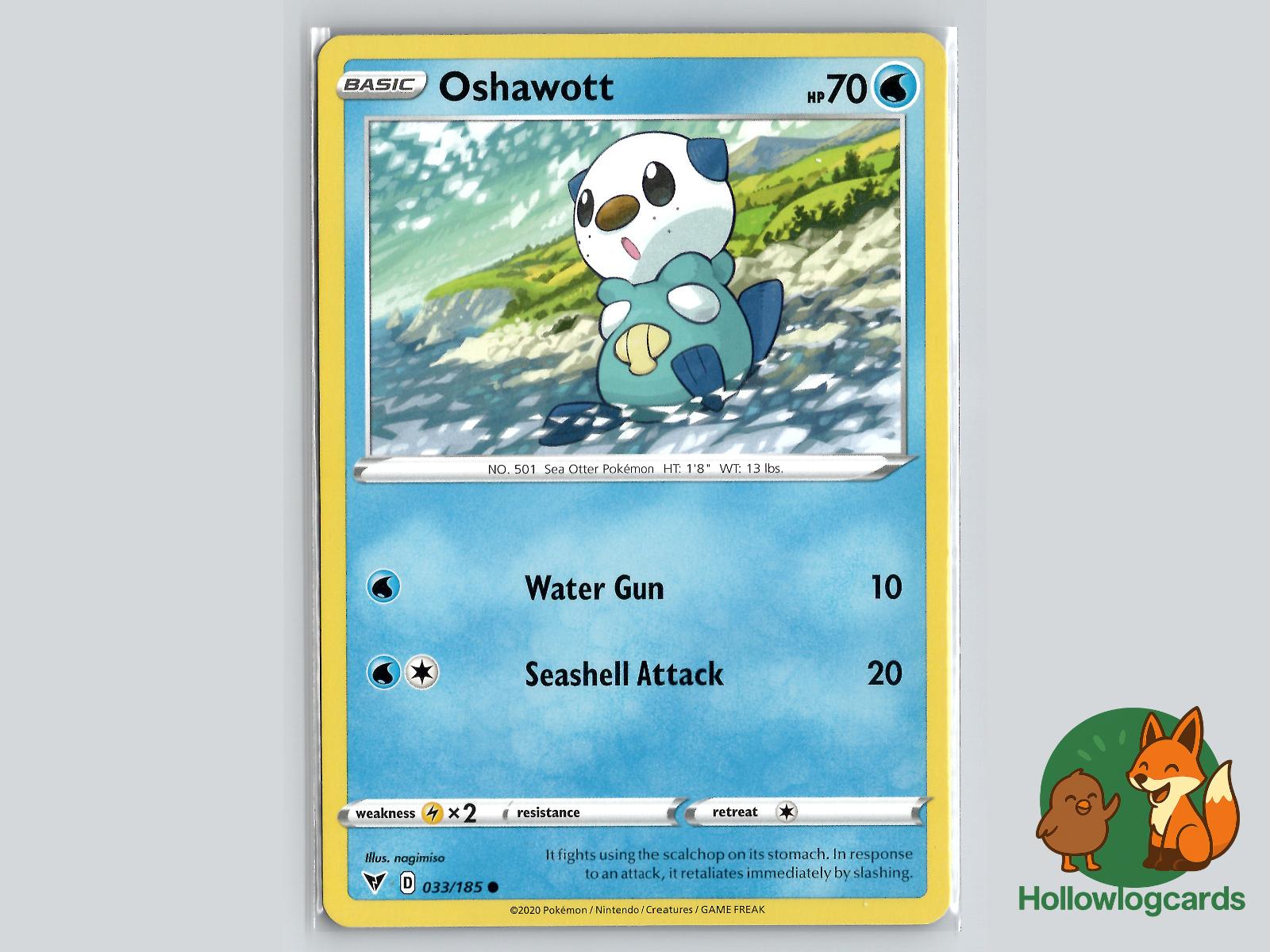 Oshawott (033/185) - Vivid Voltage Pokémon Card