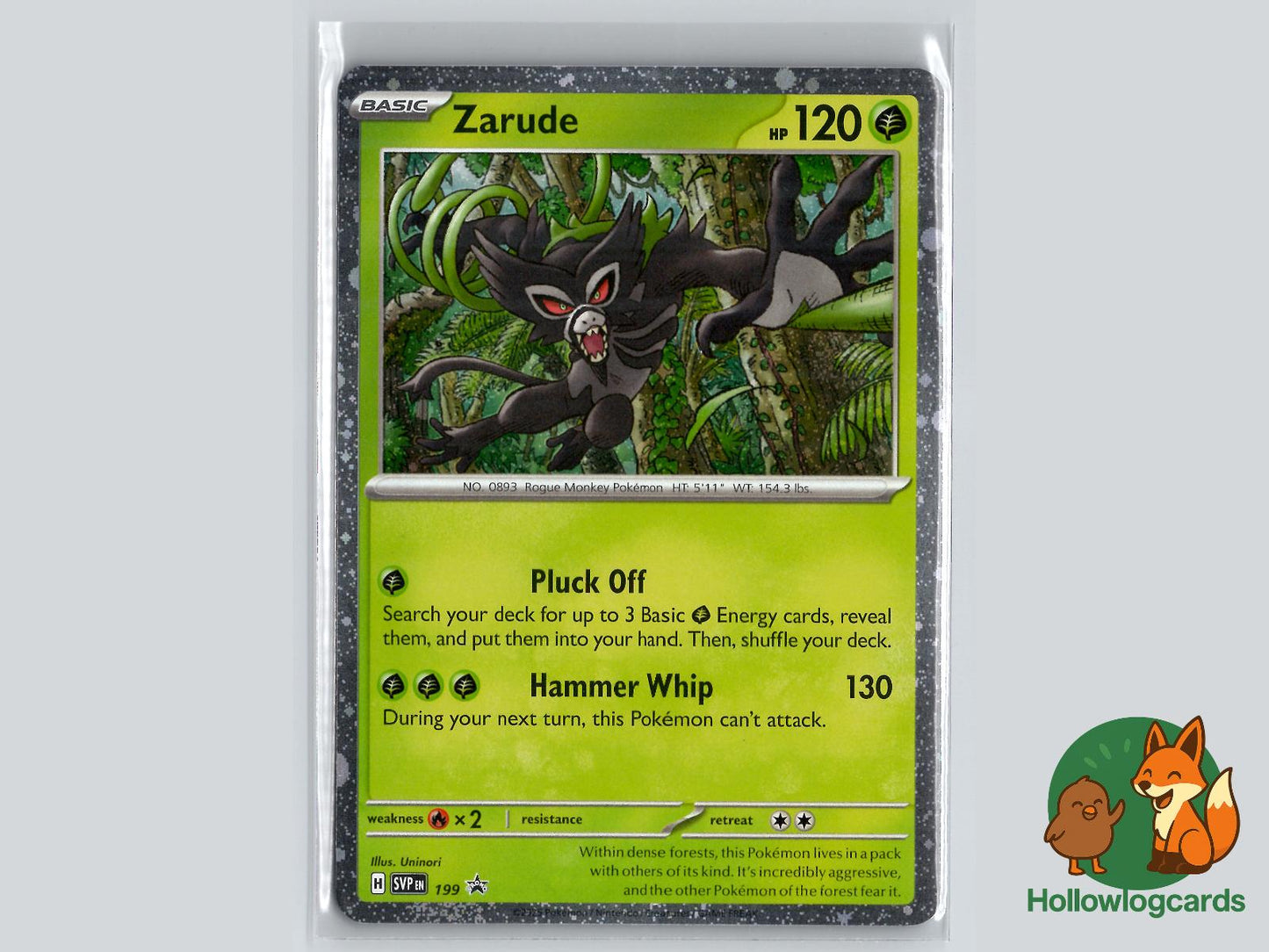 Zarude (199) - Scarlet & Violet Pokémon Card